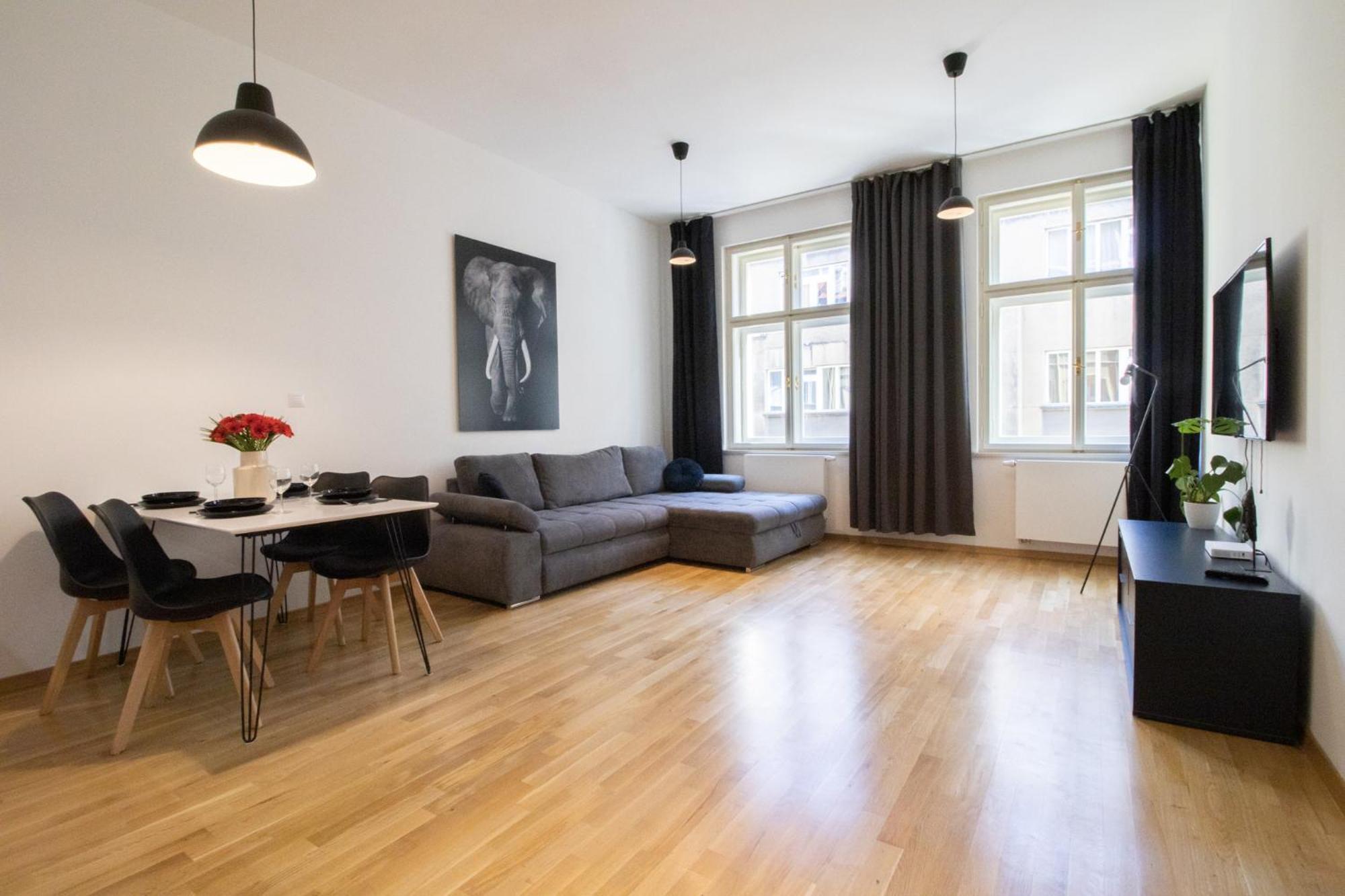 Krakovska Cr Apartments Prag Oda fotoğraf