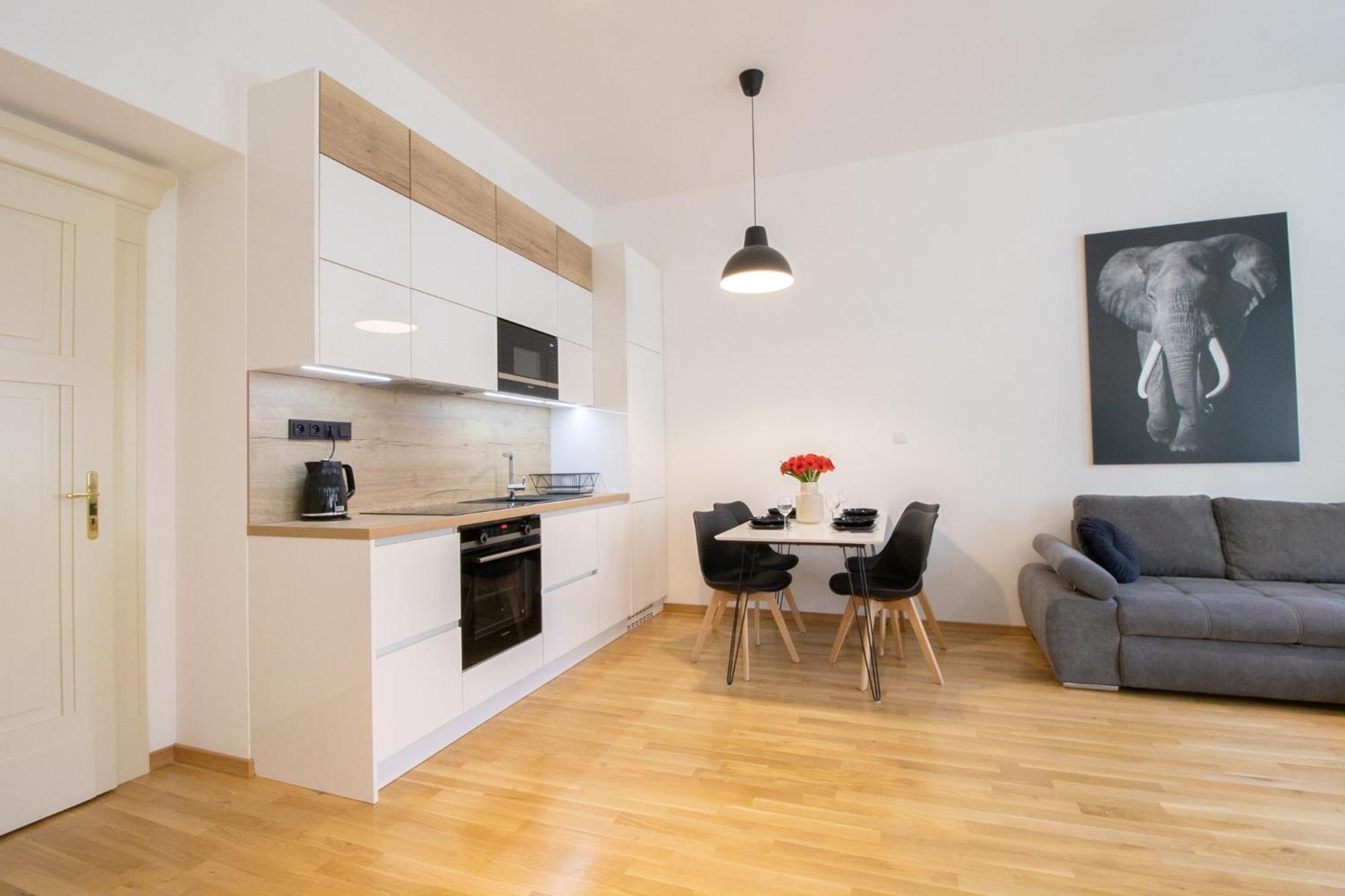 Krakovska Cr Apartments Prag Oda fotoğraf
