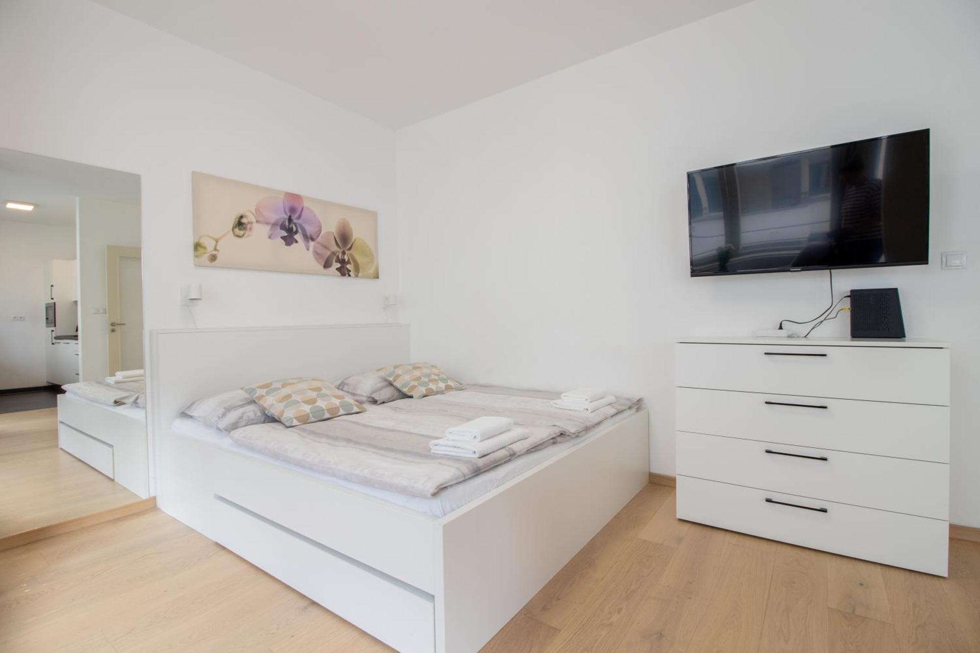 Krakovska Cr Apartments Prag Oda fotoğraf